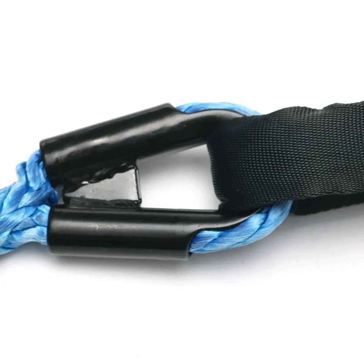 Winch Fairlead Hawse Aluminum - Tali Winch Sintetis Biru 10mm x