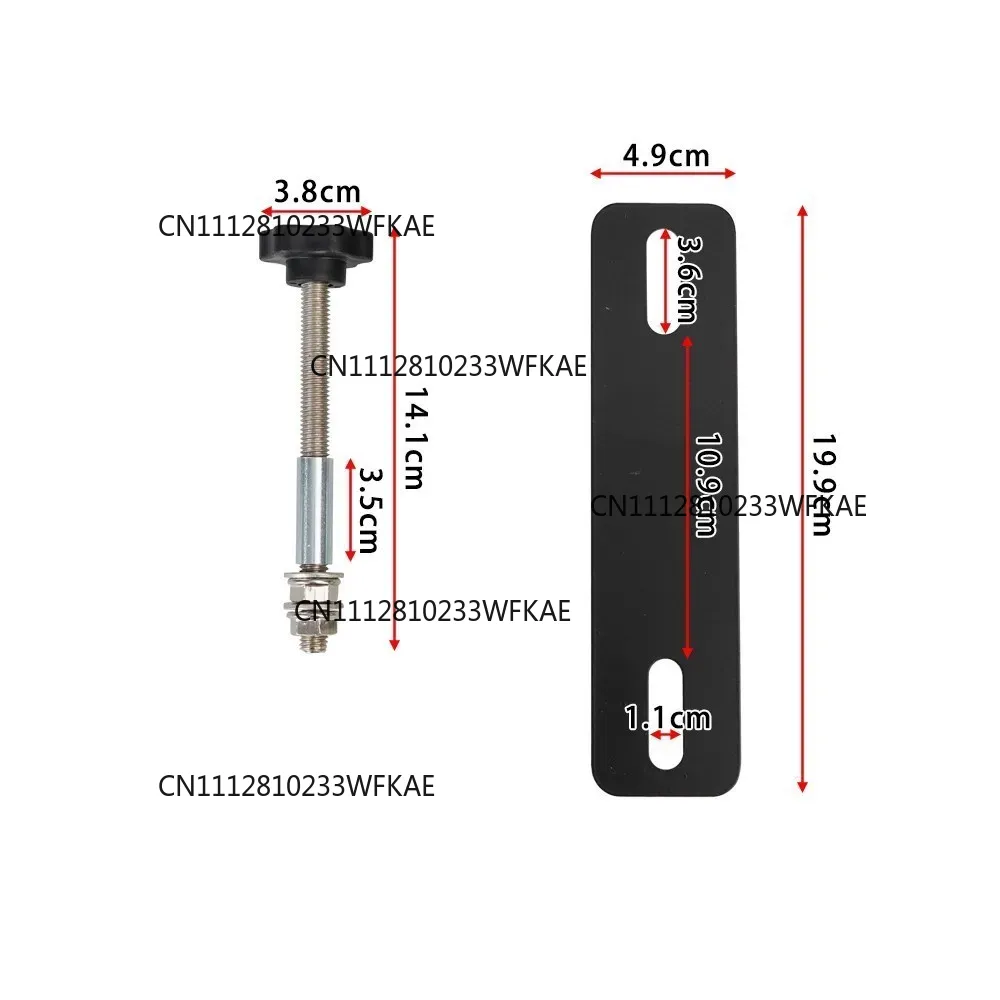 Recovery Tracks Traction Boards - Kit Pelat Dasar dan Pin Pemasangan