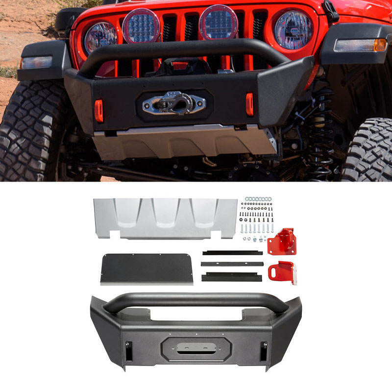 Winch Bumper Mount Plate - Bumper Depan Tubular Bull Bar Model