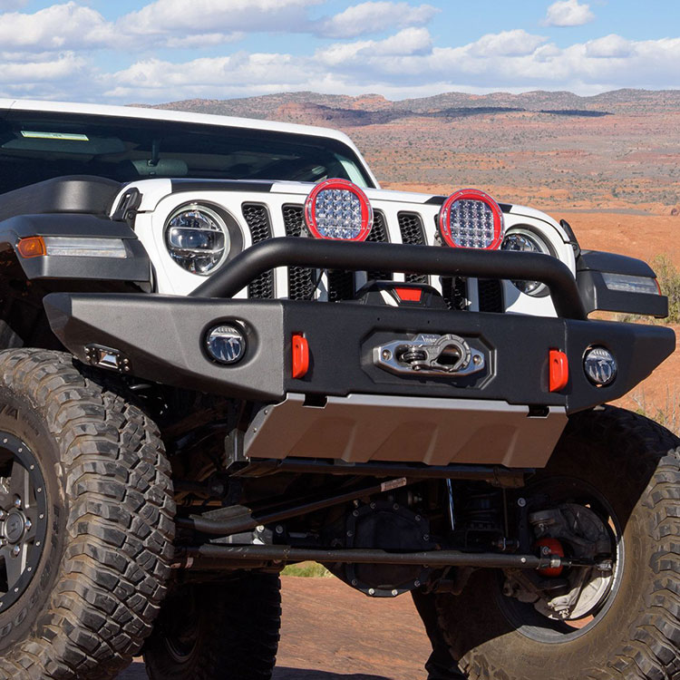 Winch Bumper Mount Plate - Bumper Depan Tubular Bull Bar Baja