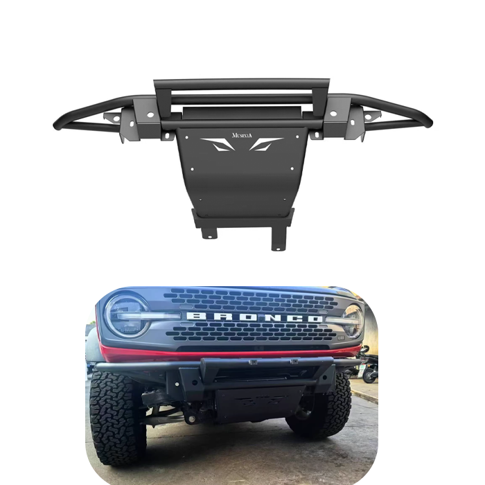 Winch Bumper Mount Plate - Pelindung Bumper Depan 2/4, untuk Ford