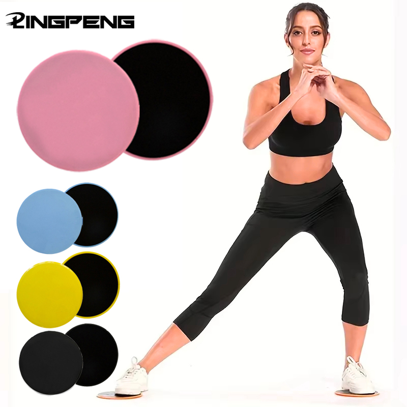 Recovery Tracks Traction Boards - 2 Buah Piringan Geser Fitness Dua