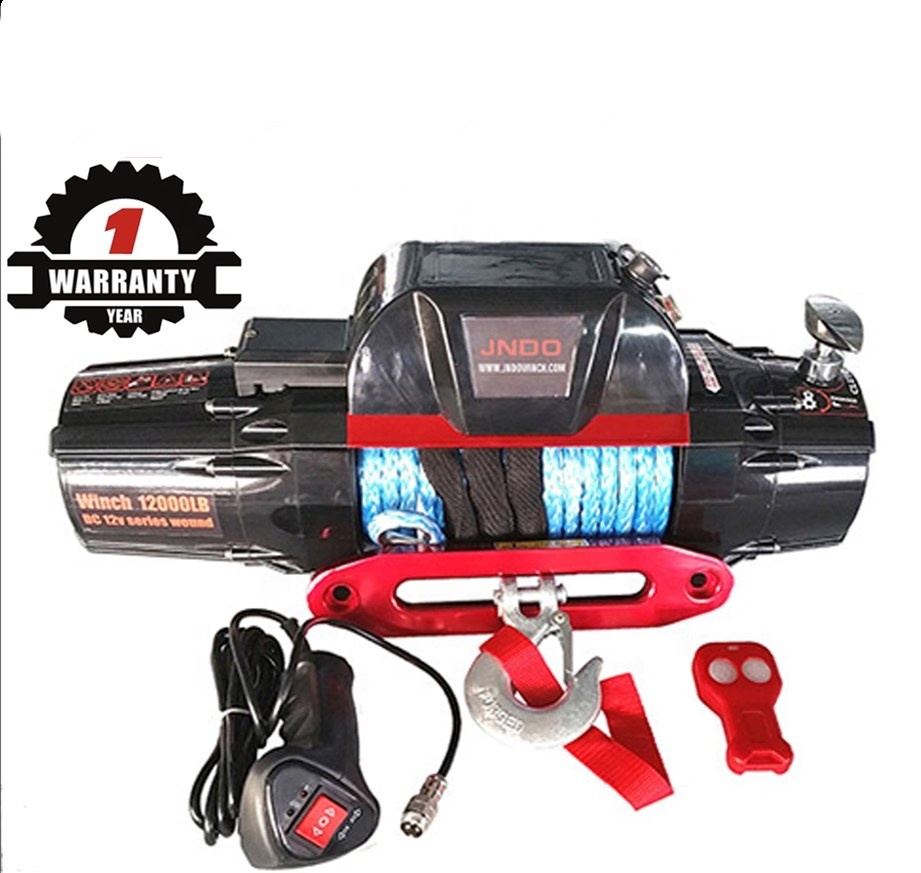 Winch 12000Lb Synthetic Rope - Winch Tarik 12000lb IP67 12V Tali