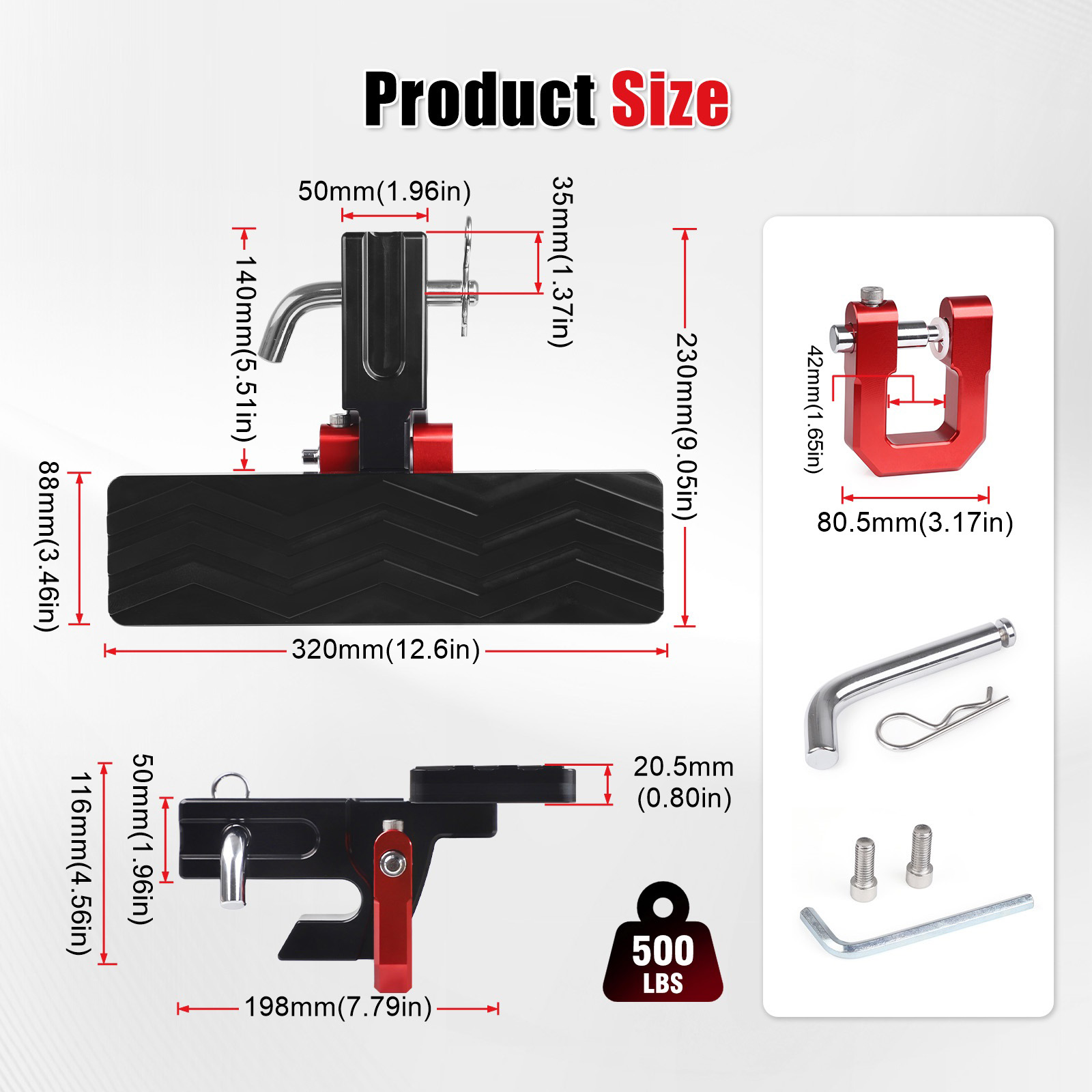 Aksesori Kombinasi Bumper Step - D Ring Shackle 3/4 ulasan dan harga