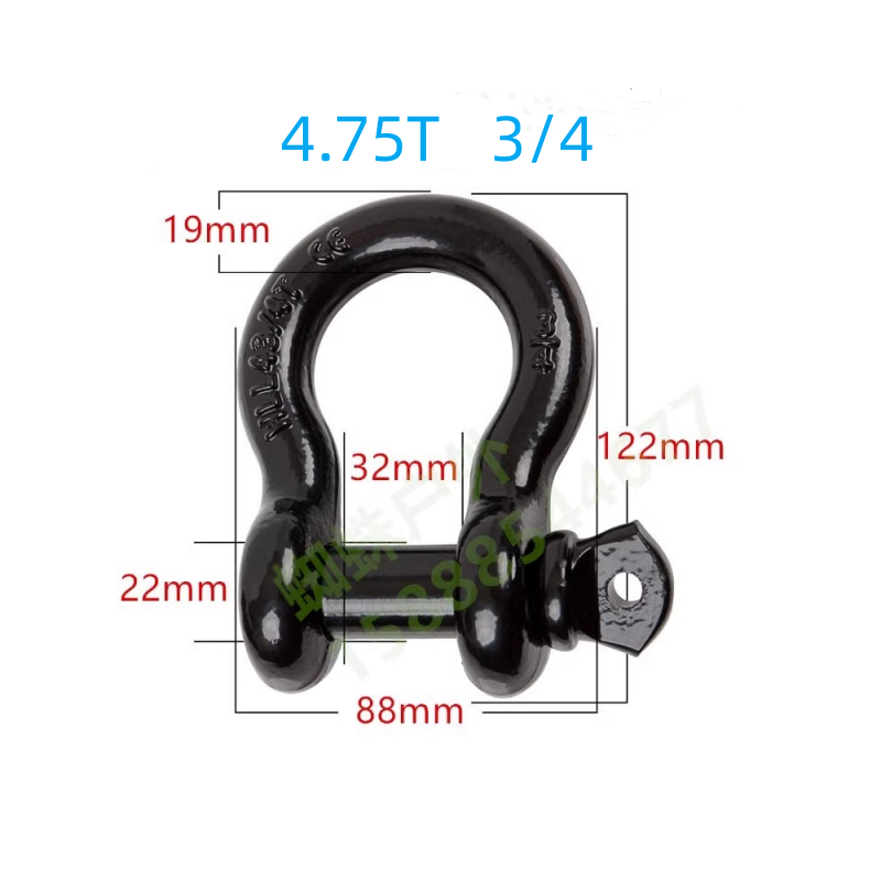 3/4 D Ring belenggu kait truk  - D Ring Shackle 3/4 ulasan dan harga