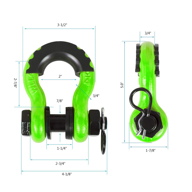 Belenggu 3/4 Inci D Cincin Bel - D Ring Shackle 3/4 ulasan dan harga