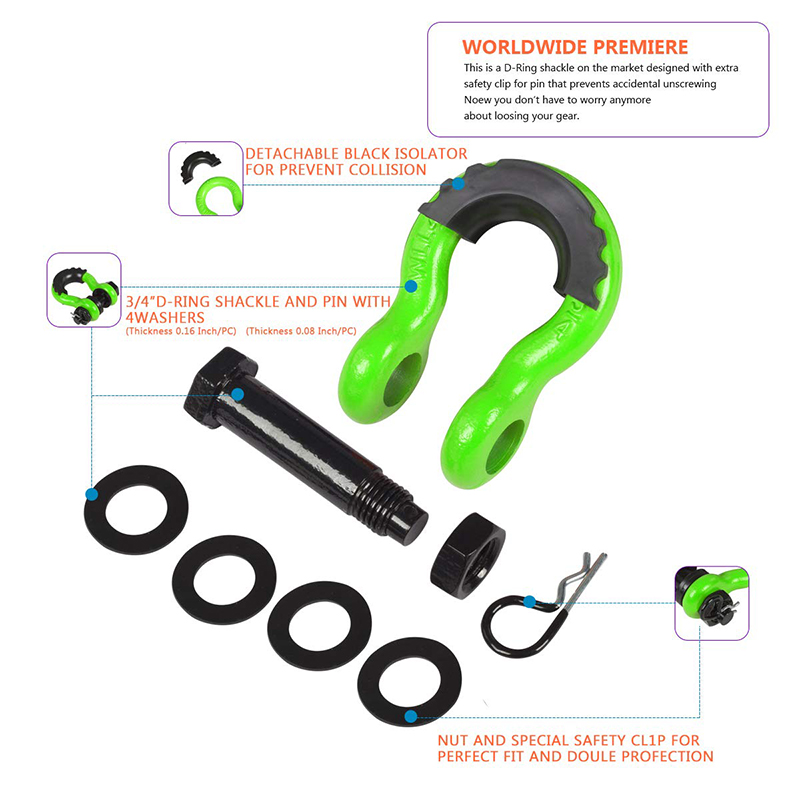 Belenggu 3/4 Inci D Cincin Bel - D Ring Shackle 3/4 ulasan dan harga