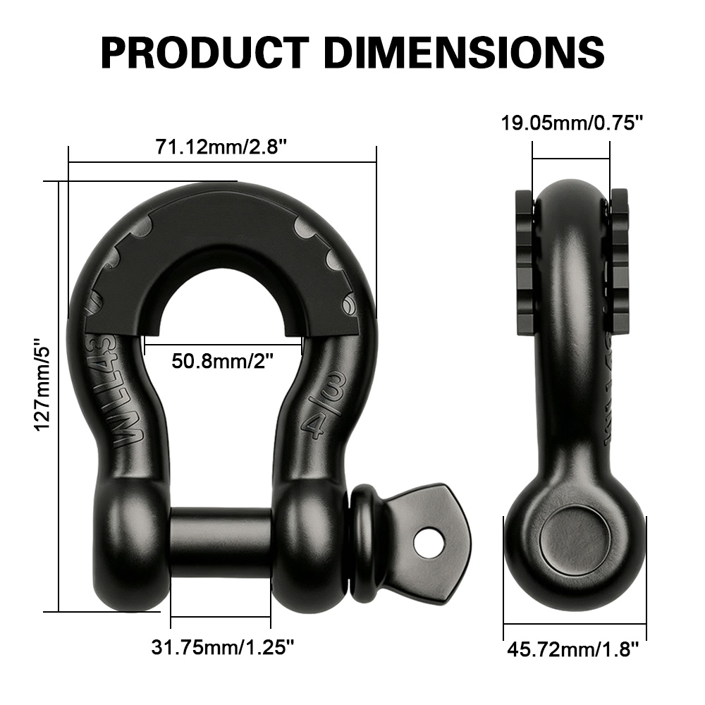 2 buah Pengait Cincin D 3/4 19 - D Ring Shackle 3/4 ulasan dan harga