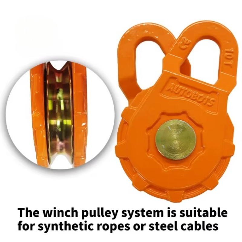 4*4 Tugas Berat Tali Sintetis  - Snatch Block Pulley 10 Ton ulasan dan harga