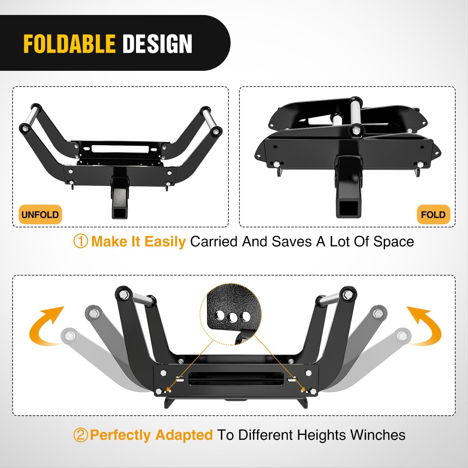 Produk Pemulihan Kendaraan Bar - Winch Bumper Mount Plate ulasan dan harga