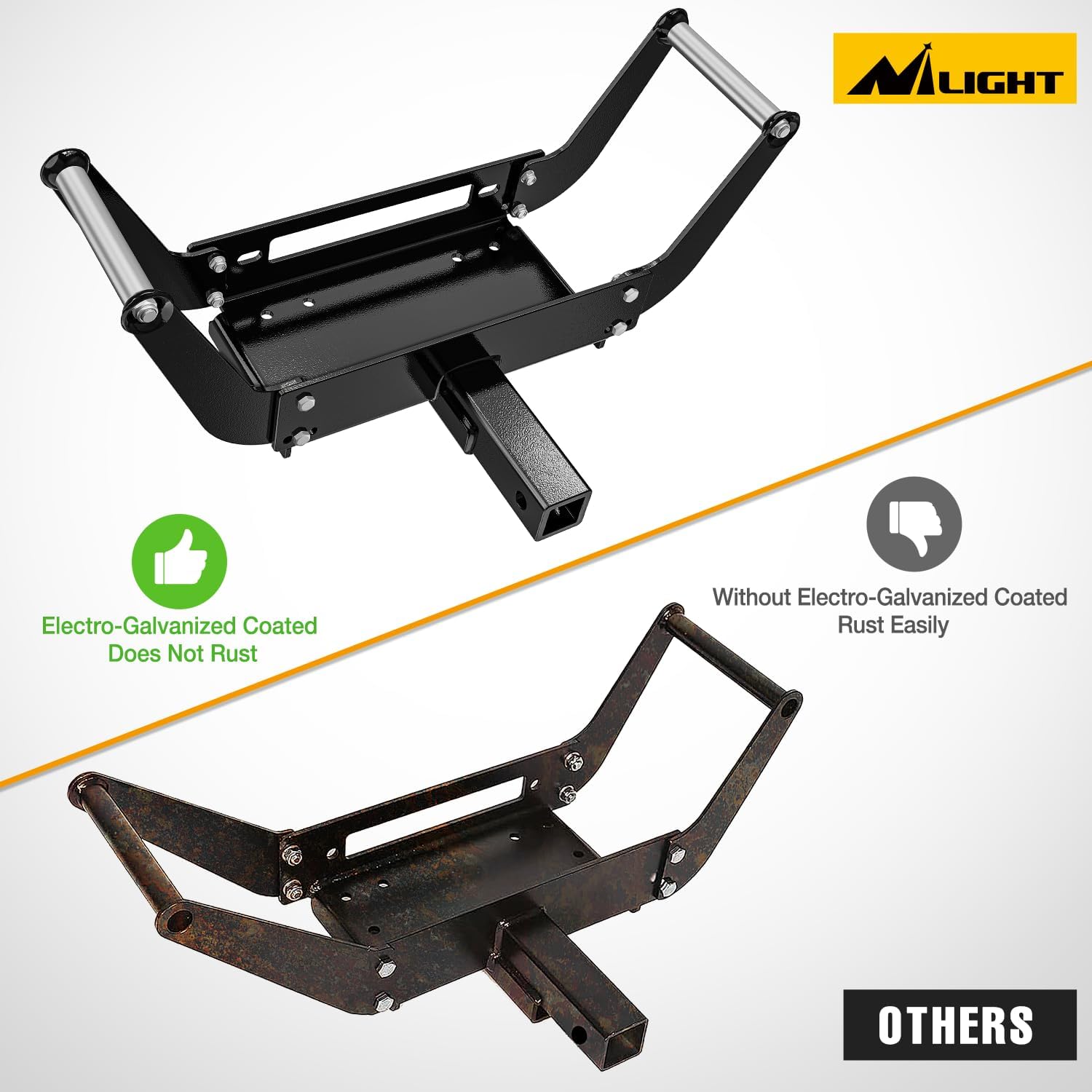 Produk Pemulihan Kendaraan Bar - Winch Bumper Mount Plate ulasan dan harga