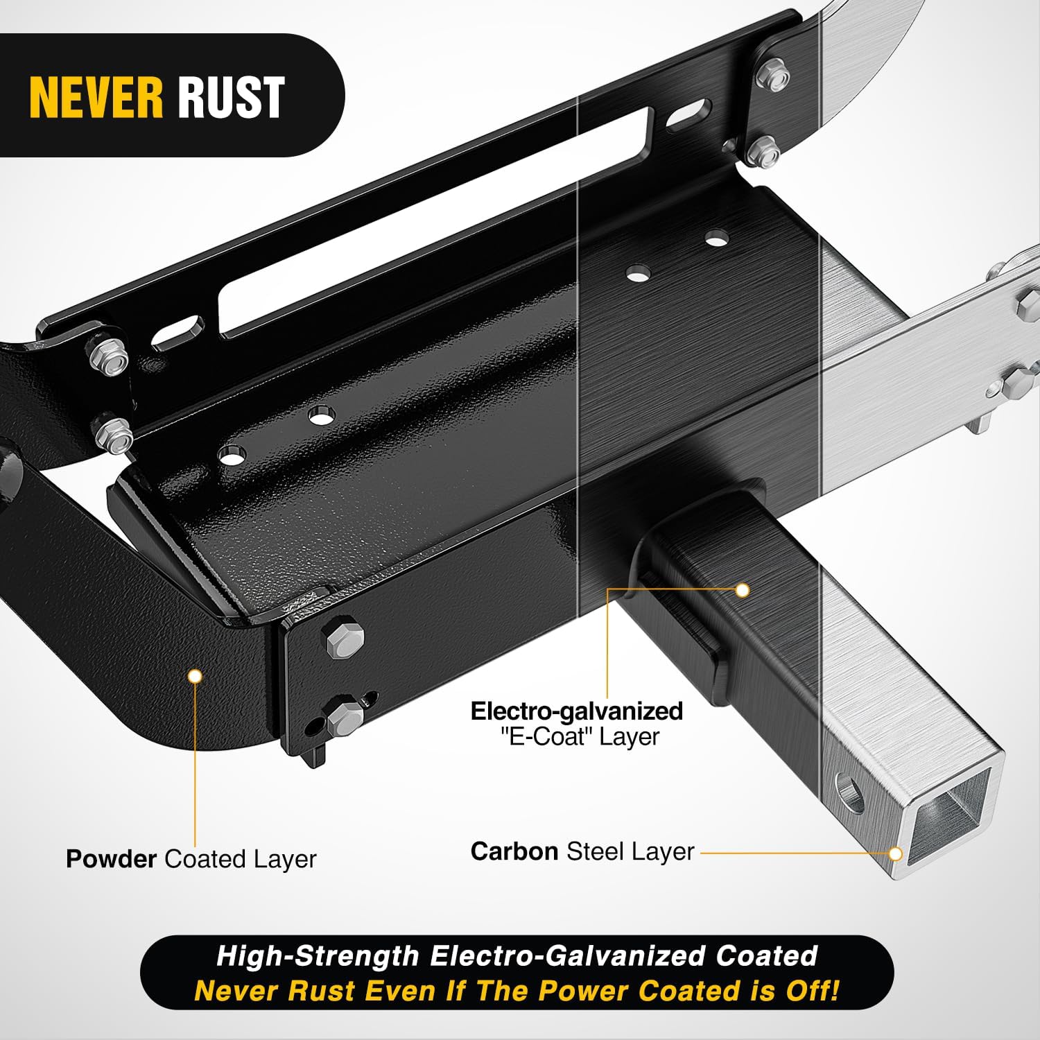 Produk Pemulihan Kendaraan Bar - Winch Bumper Mount Plate ulasan dan harga
