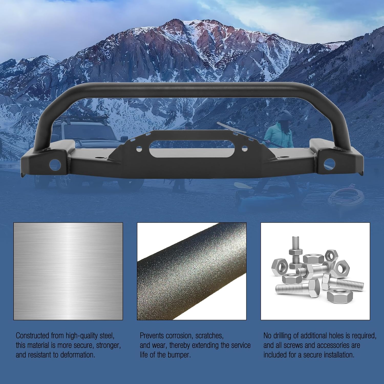 2021-2025 Untuk Bronco Bumper  - Winch Bumper Mount Plate ulasan dan harga