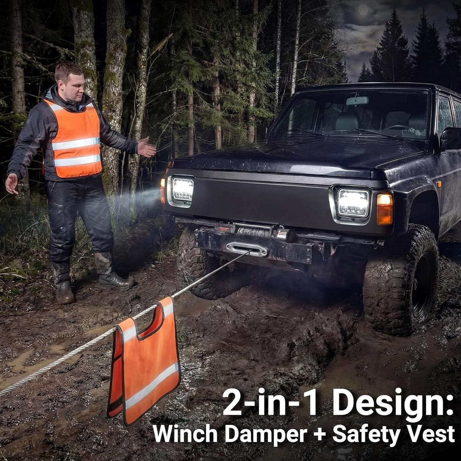 Peredam Winch 2 Buah Strip Ref - Recovery Damper Blanket ulasan dan harga