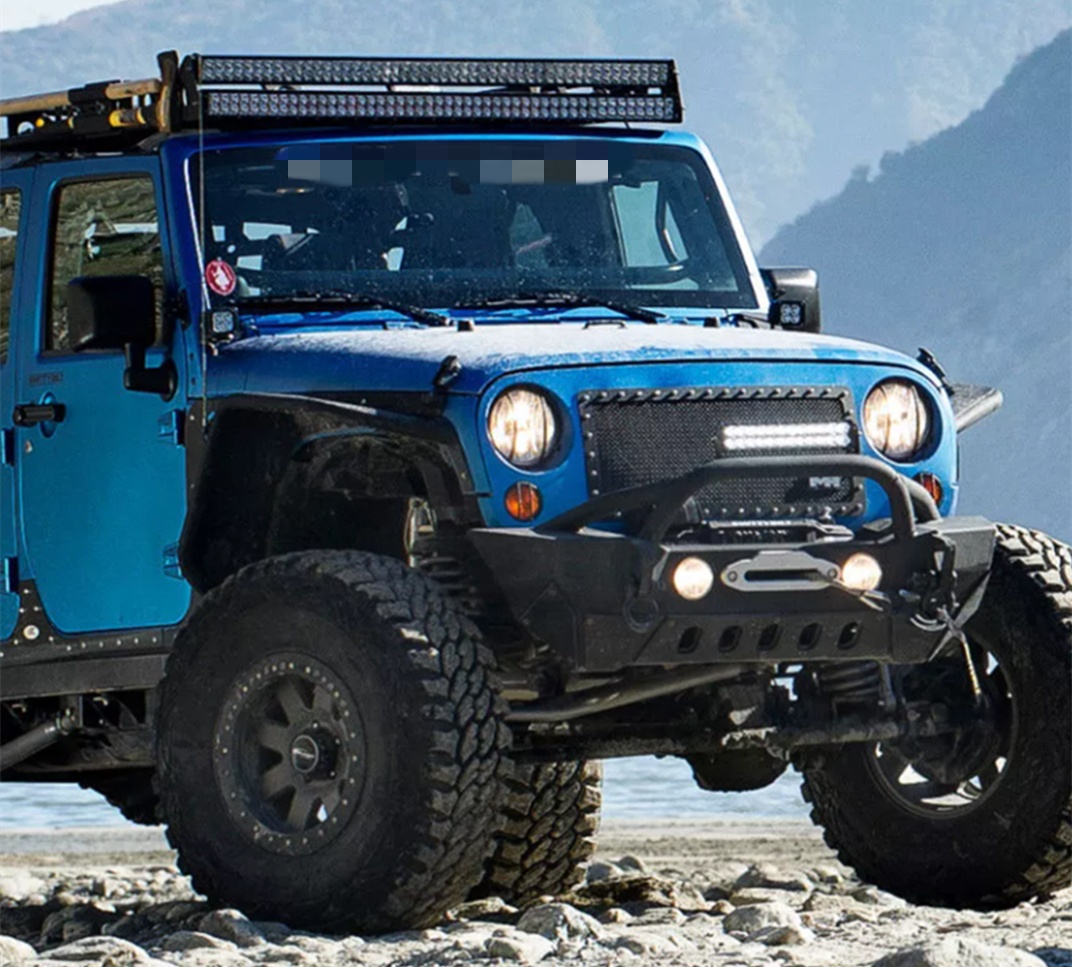 Pelindung Depan Model Bull Bar - Winch Bumper Mount Plate ulasan dan harga