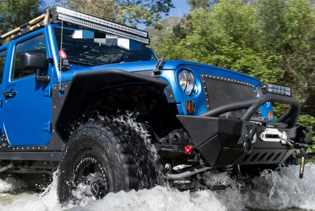 Pelindung Depan Model Bull Bar - Winch Bumper Mount Plate ulasan dan harga