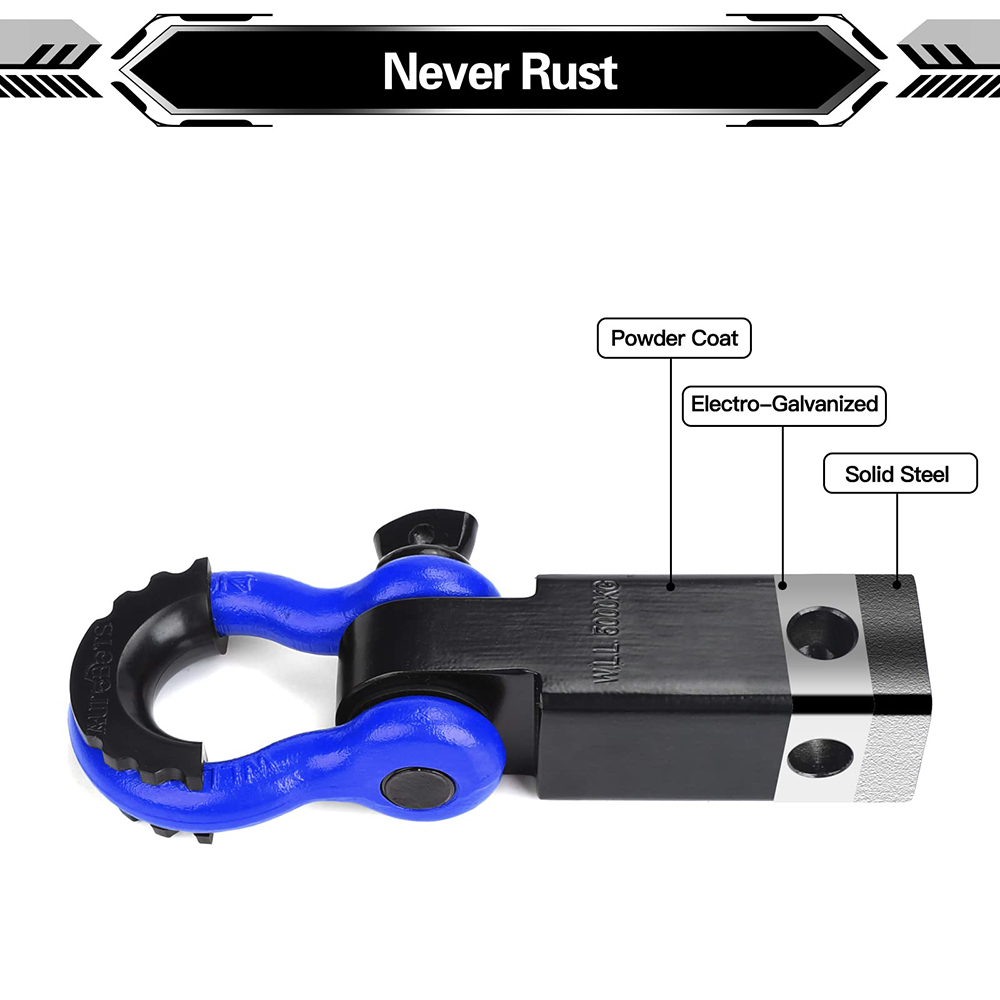 Shackle Hitch Receiver 2 inci  - D Ring Shackle 3/4 ulasan dan harga