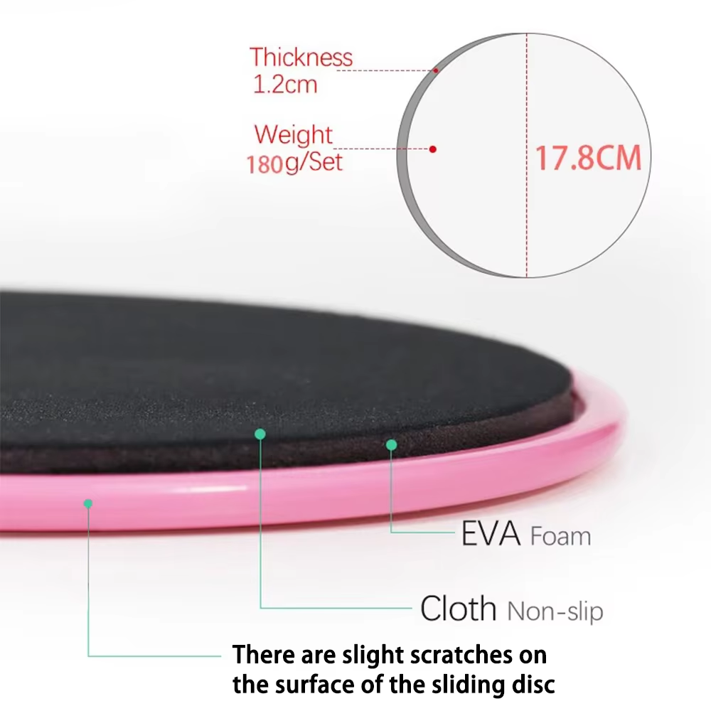 2 Buah Piringan Geser Fitness  - Recovery Tracks Traction Boards ulasan dan harga