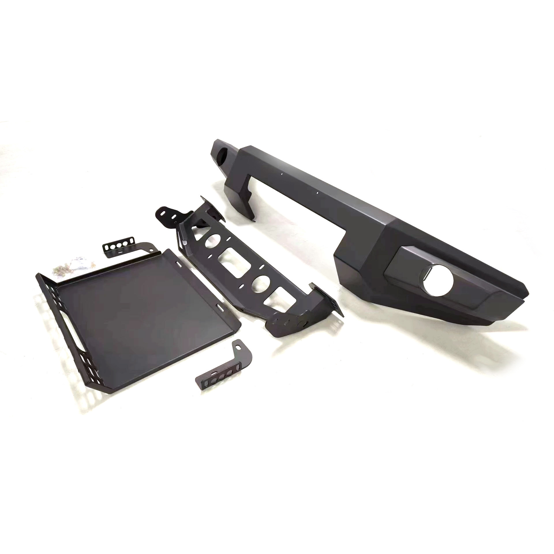 Bumper depan hitam bertekstur  - Winch Bumper Mount Plate ulasan dan harga