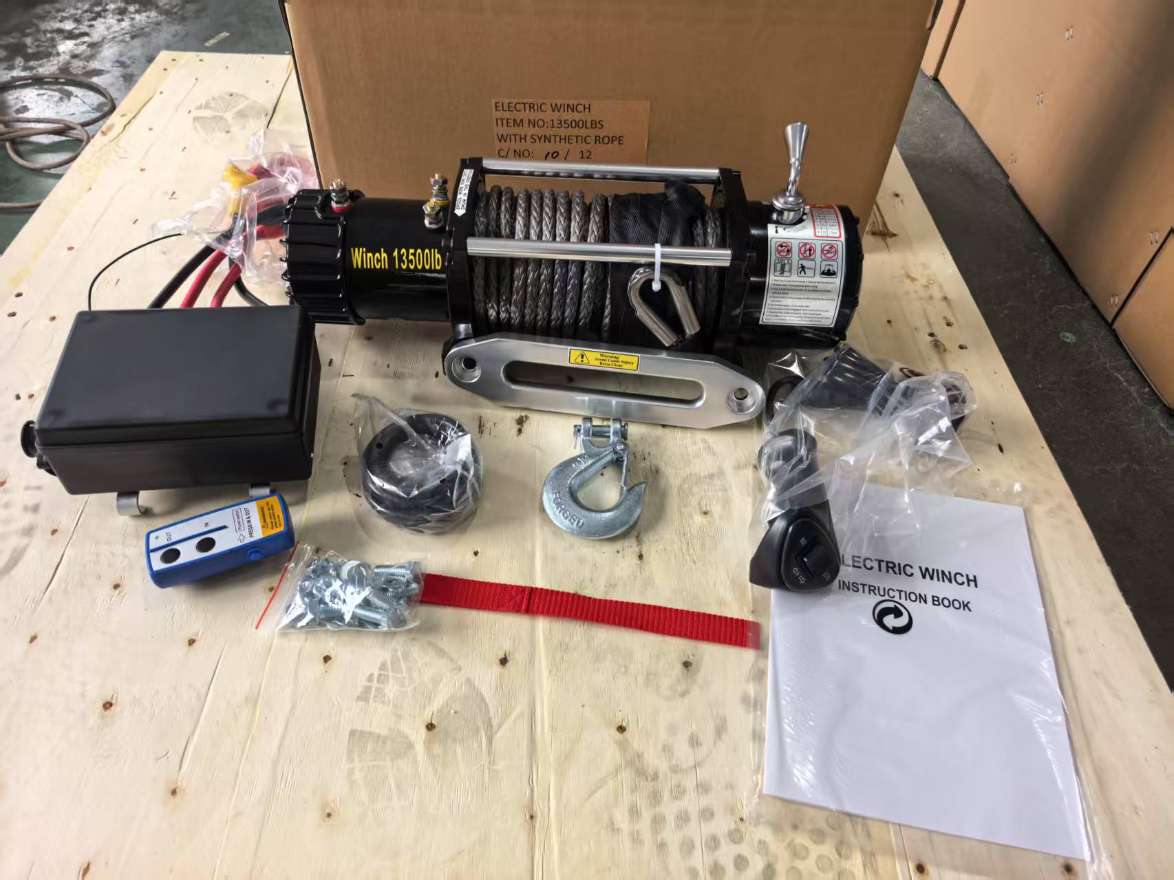 Winch listrik 12V 24V dengan t - Winch 12000Lb Synthetic Rope ulasan dan harga