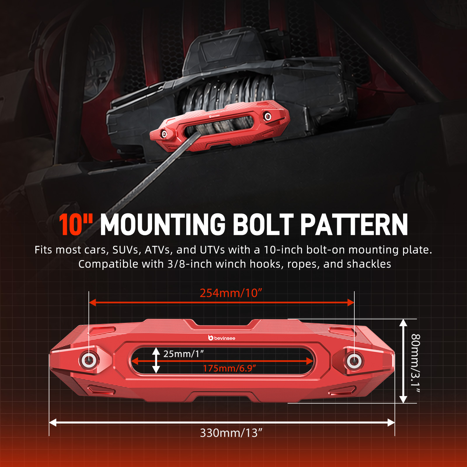 BEVINSEE 6061 Aluminium Winch  - Winch Fairlead Hawse Aluminum ulasan dan harga