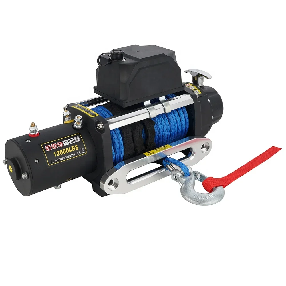 Winch Listrik Mobil Offroad 4x - Winch 12000Lb Synthetic Rope ulasan dan harga