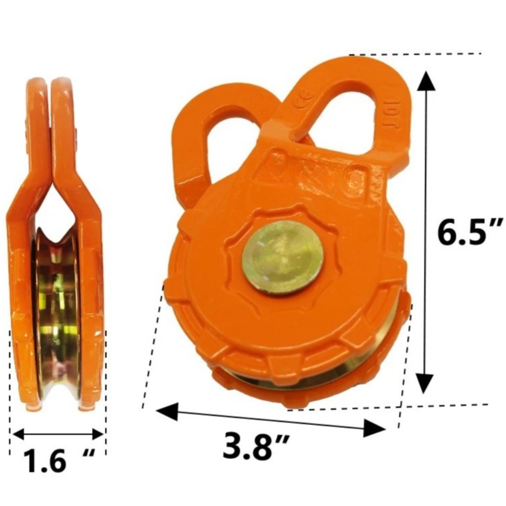 Pulley Mobile 10 Ton Berkekuat - Snatch Block Pulley 10 Ton ulasan dan harga