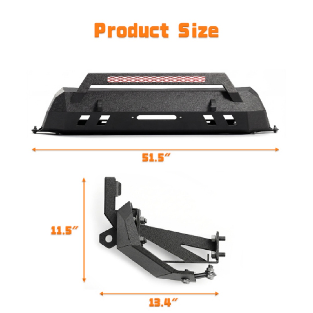 Bemper Depan Baja dengan Bull  - Winch Bumper Mount Plate ulasan dan harga